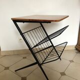 Vintage magazine rack table