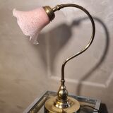 Art deco style brass lamp