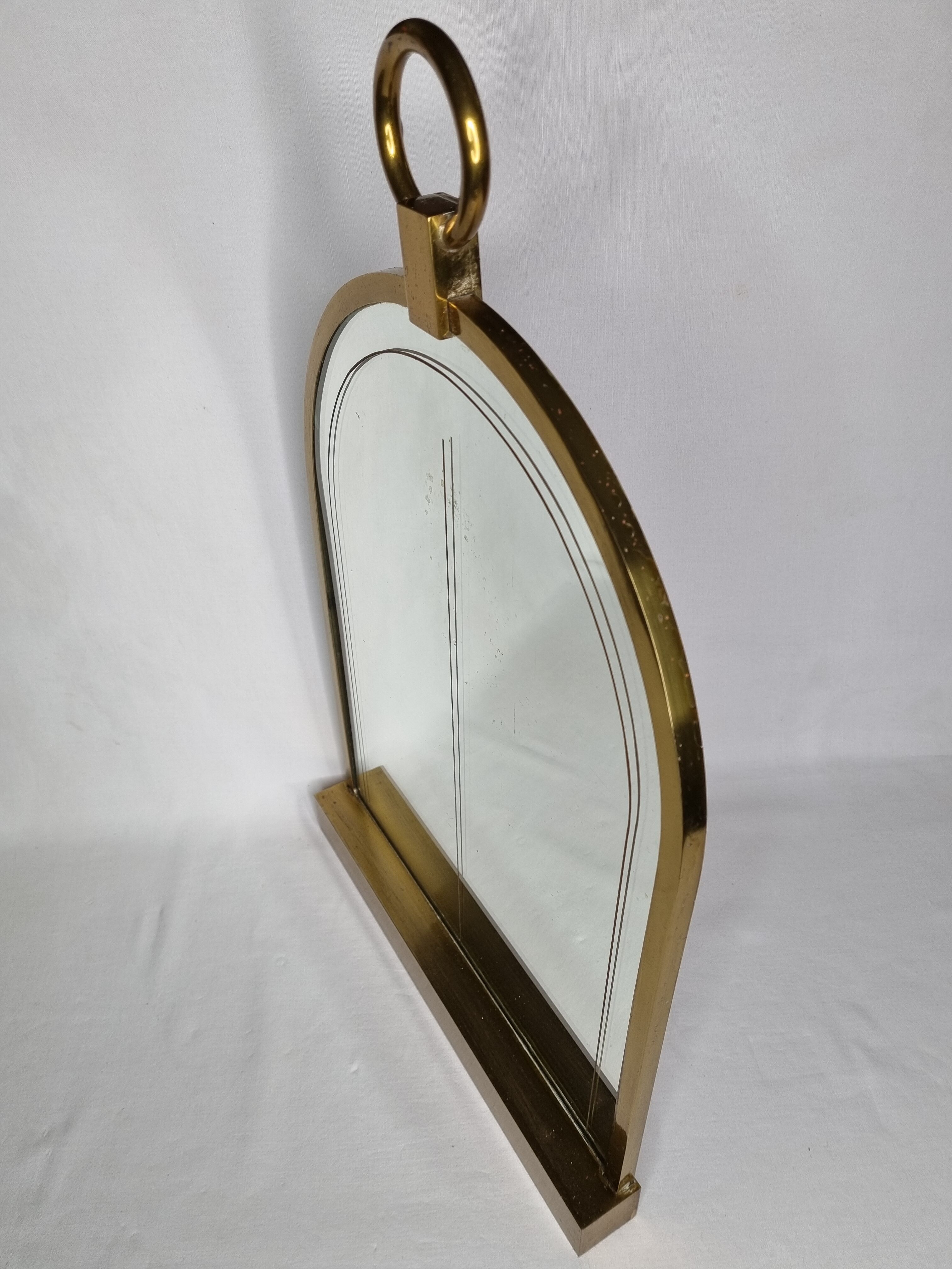 Vintage marine-inspired mirror, 56x35cm