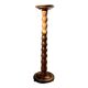Walnut base column