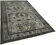 Hand-Knotted Antique Anatolian 1970s 182 cm x 288 cm Grey Carpet