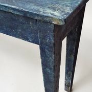 Blue patinated wooden console