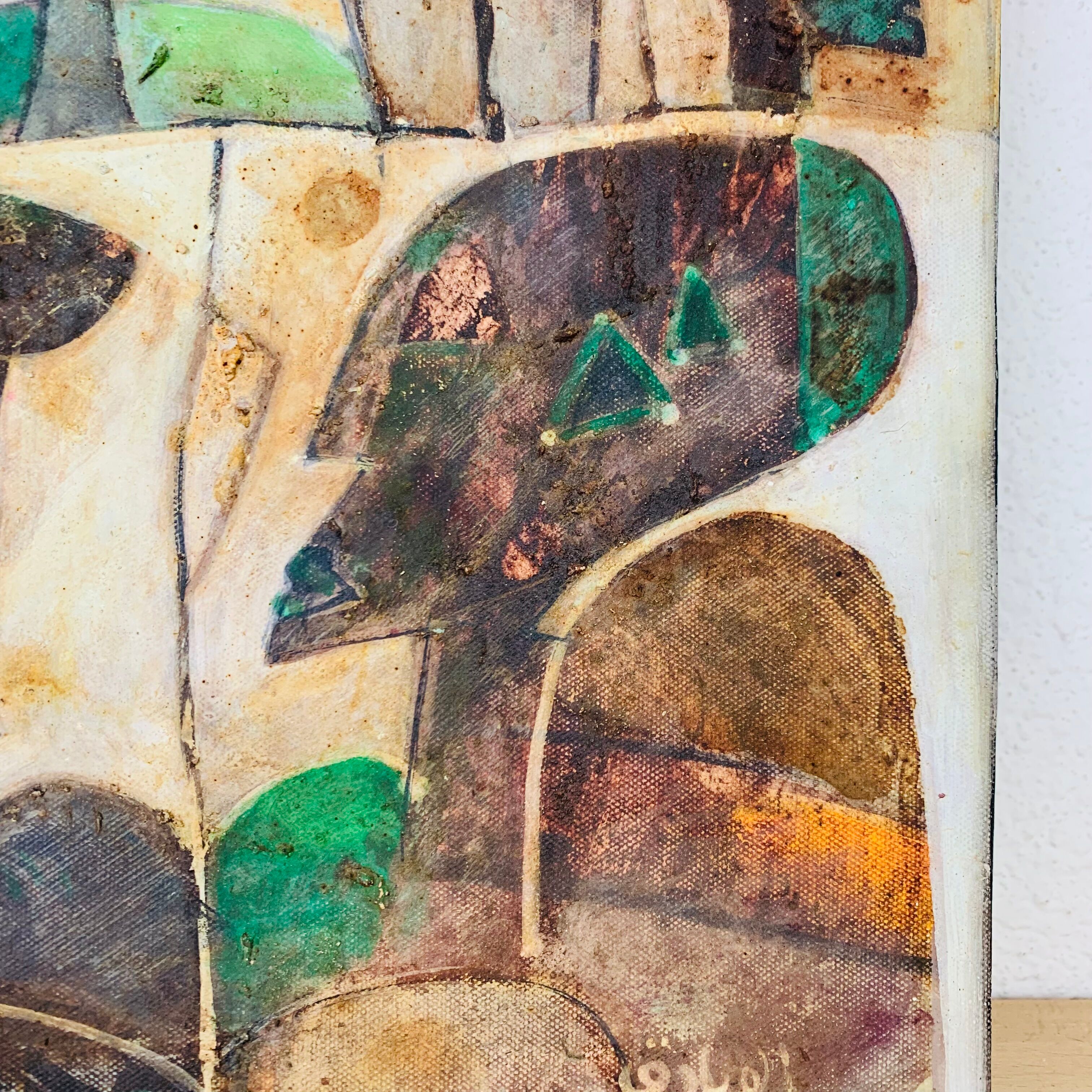 Contemporary Africanist painting ethnic style
