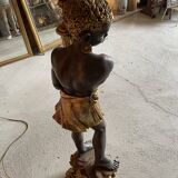 Nubian torch floor lamp