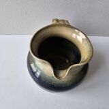 Glazed ceramic pitcher signed C - Tasey