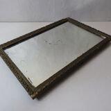 Ancien miroir bois et platre