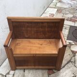 Antique solid wood bench/chest