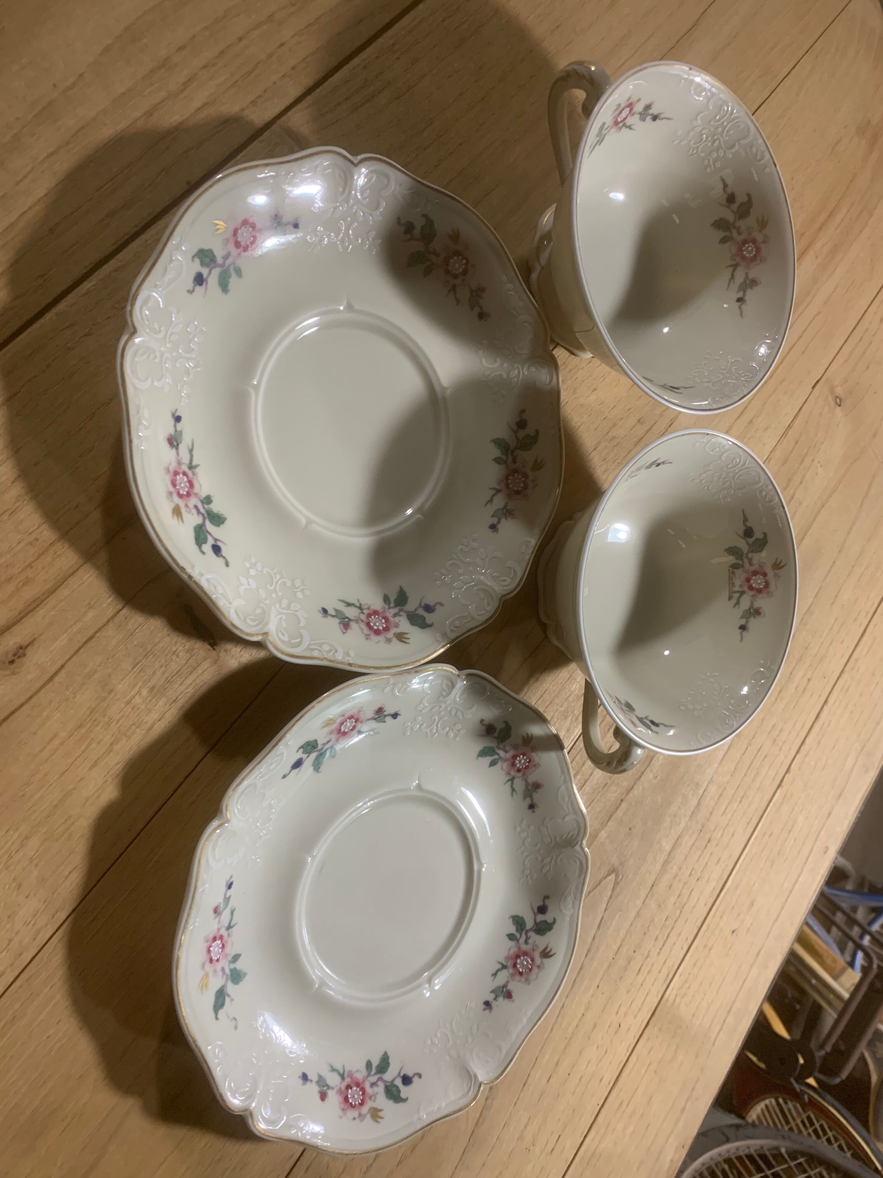 2  cups old royal factory limoges france