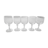 5 verres à porto