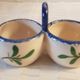 Saleron double in ceramic from Quimper