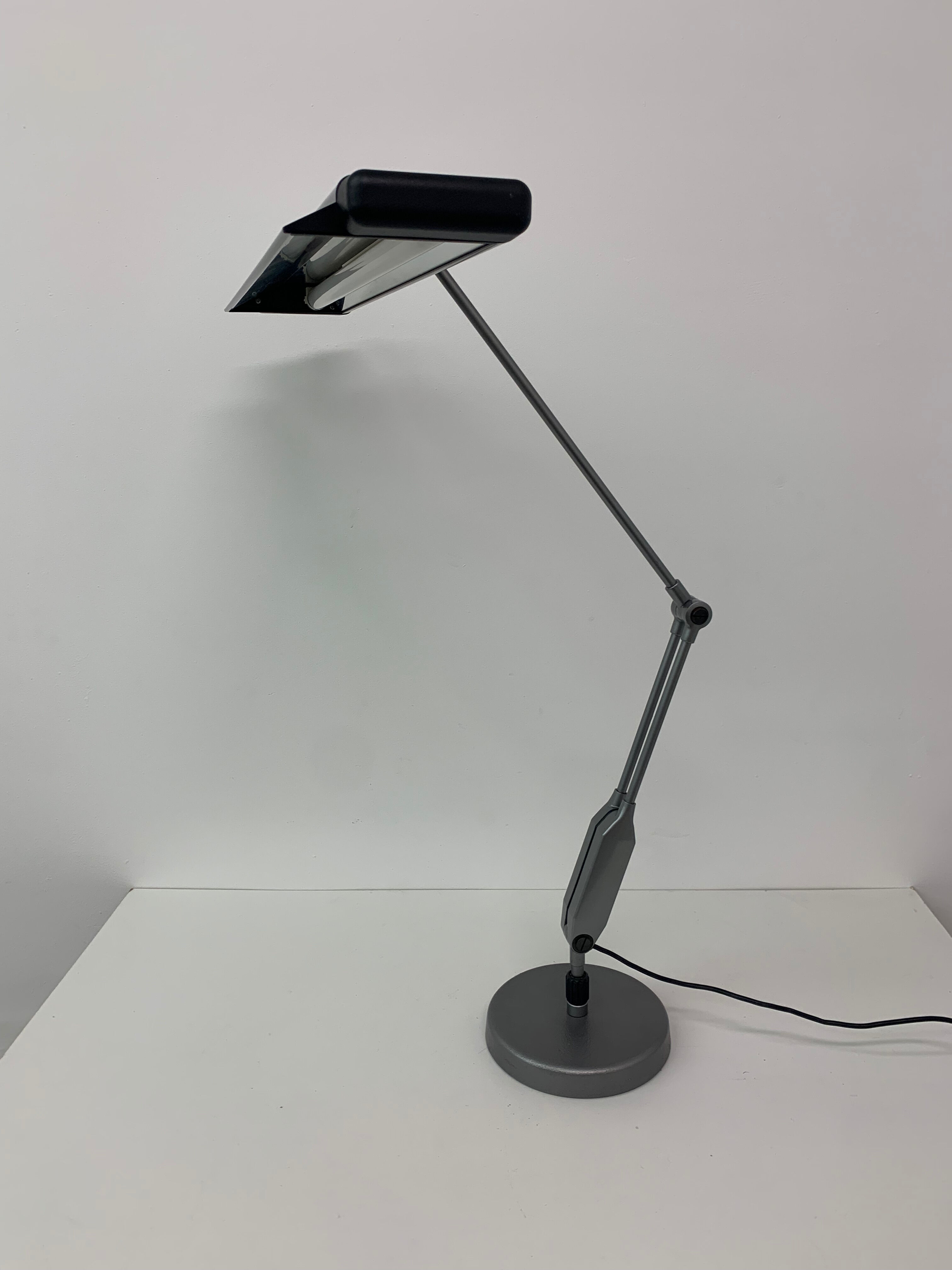 Post modern large desk lamp , 1980's