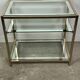 Vintage golden brass side table 1970