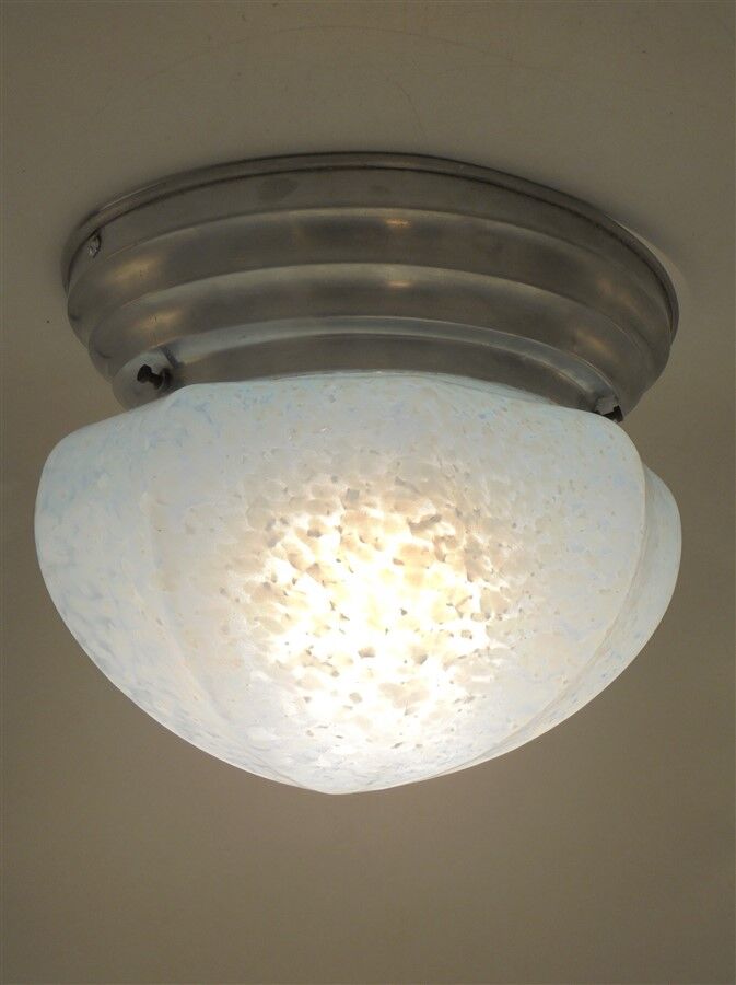 Speckled glass ceiling light