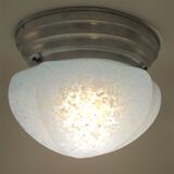 Speckled glass ceiling light
