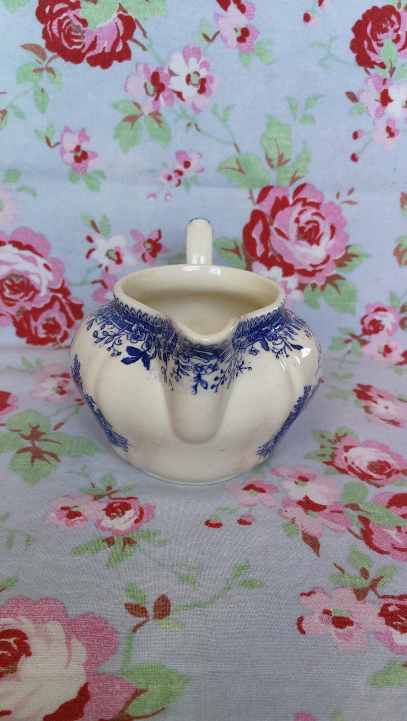 Small Villeroy Milk Pitcher - Boch Burgenland Old Blue