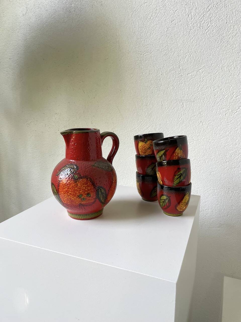 Scheurich German ceramic lemonade set