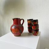Scheurich German ceramic lemonade set