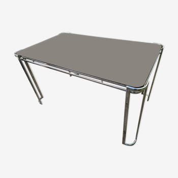 Table in chromed metal 1970 circa