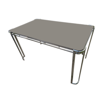 Table in chromed metal 1970 circa