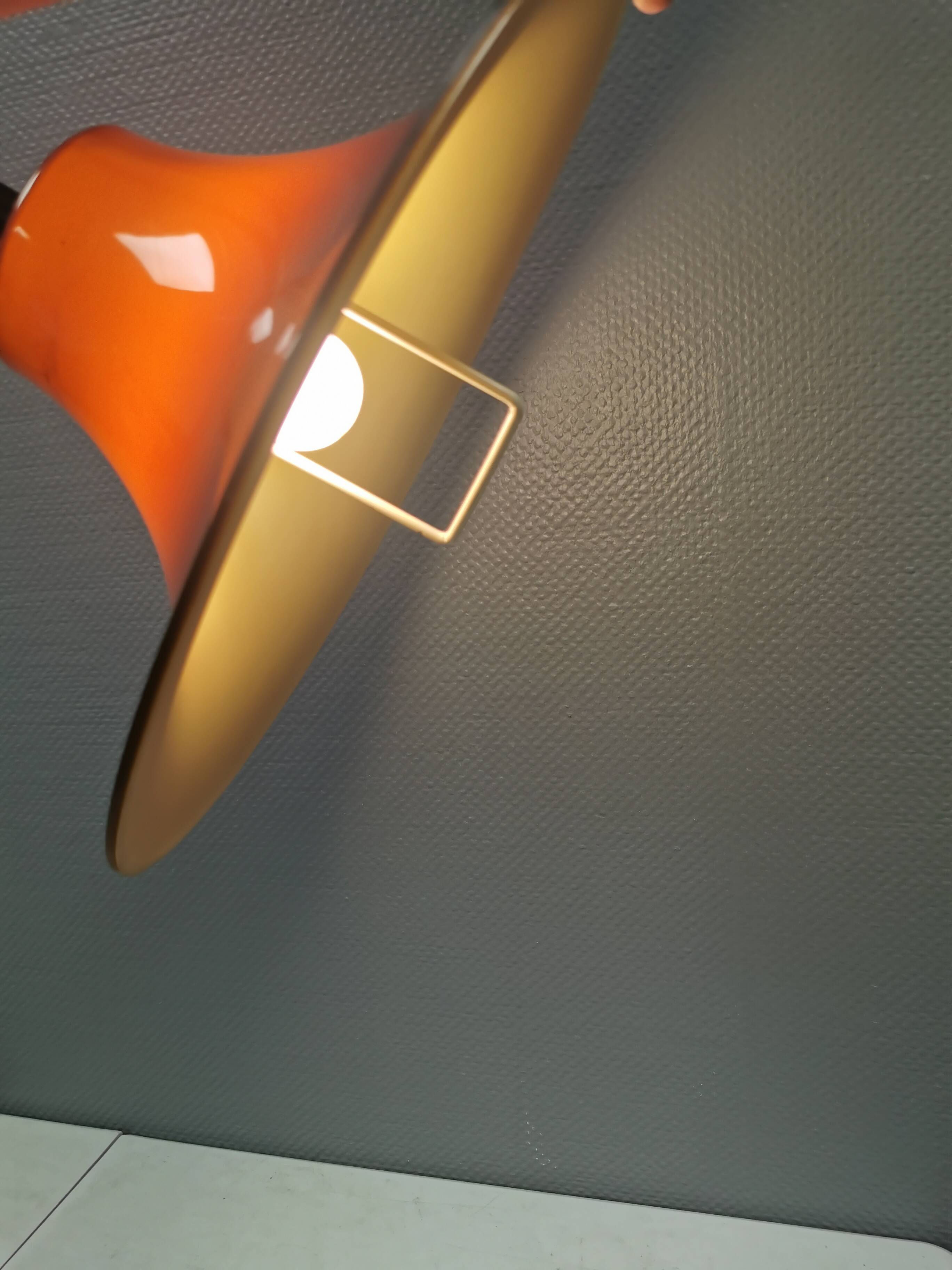 Lampe à suspension Jo Hammerborg pour Fog&Mørup modèle Plain de 1977.