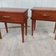 Pair of vintage bedside tables