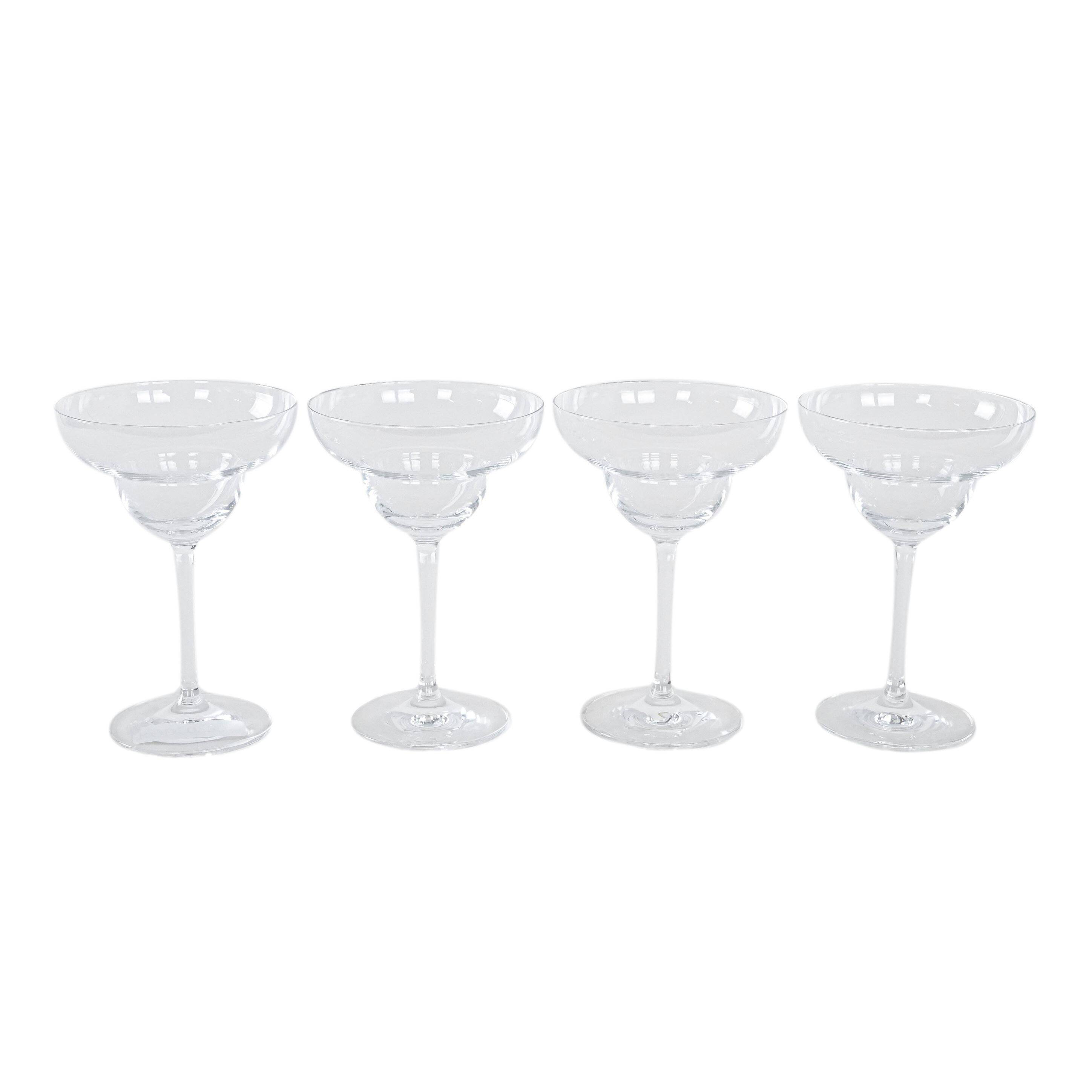 Set of margarita glasses, Danish design, 1970s, manufactured in Denmark