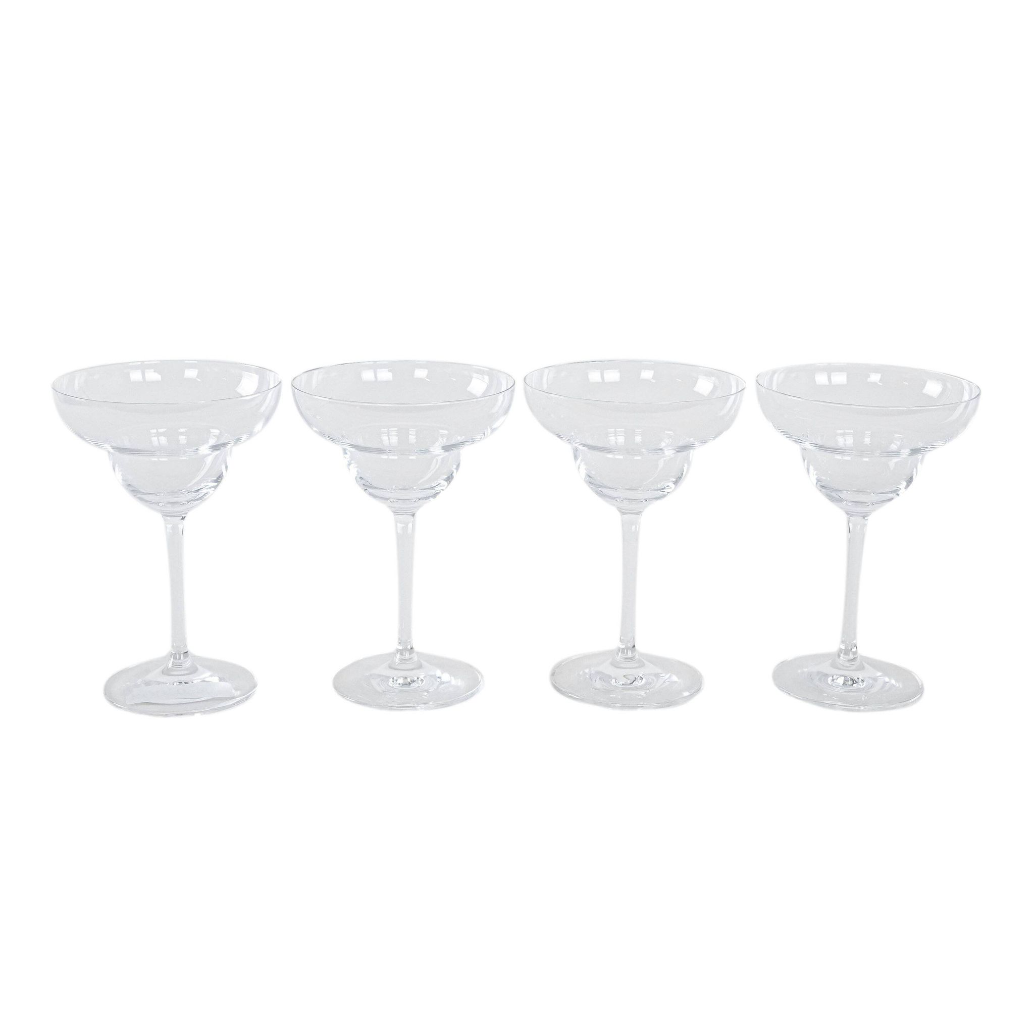 Set of margarita glasses, Danish design, 1970s, manufactured in Denmark