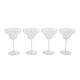Set of margarita glasses, Danish design, 1970s, manufactured in Denmark