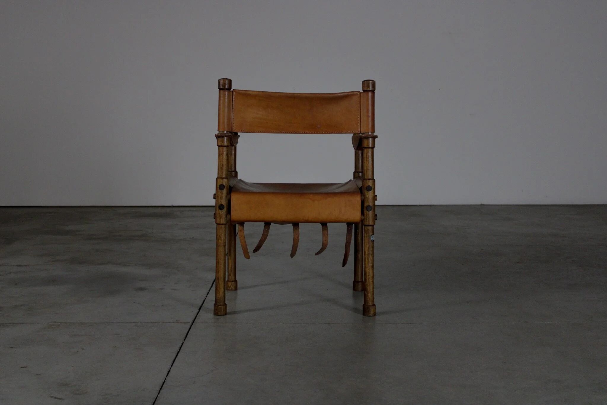 Large set of safari dining chairs - Germany 1960s