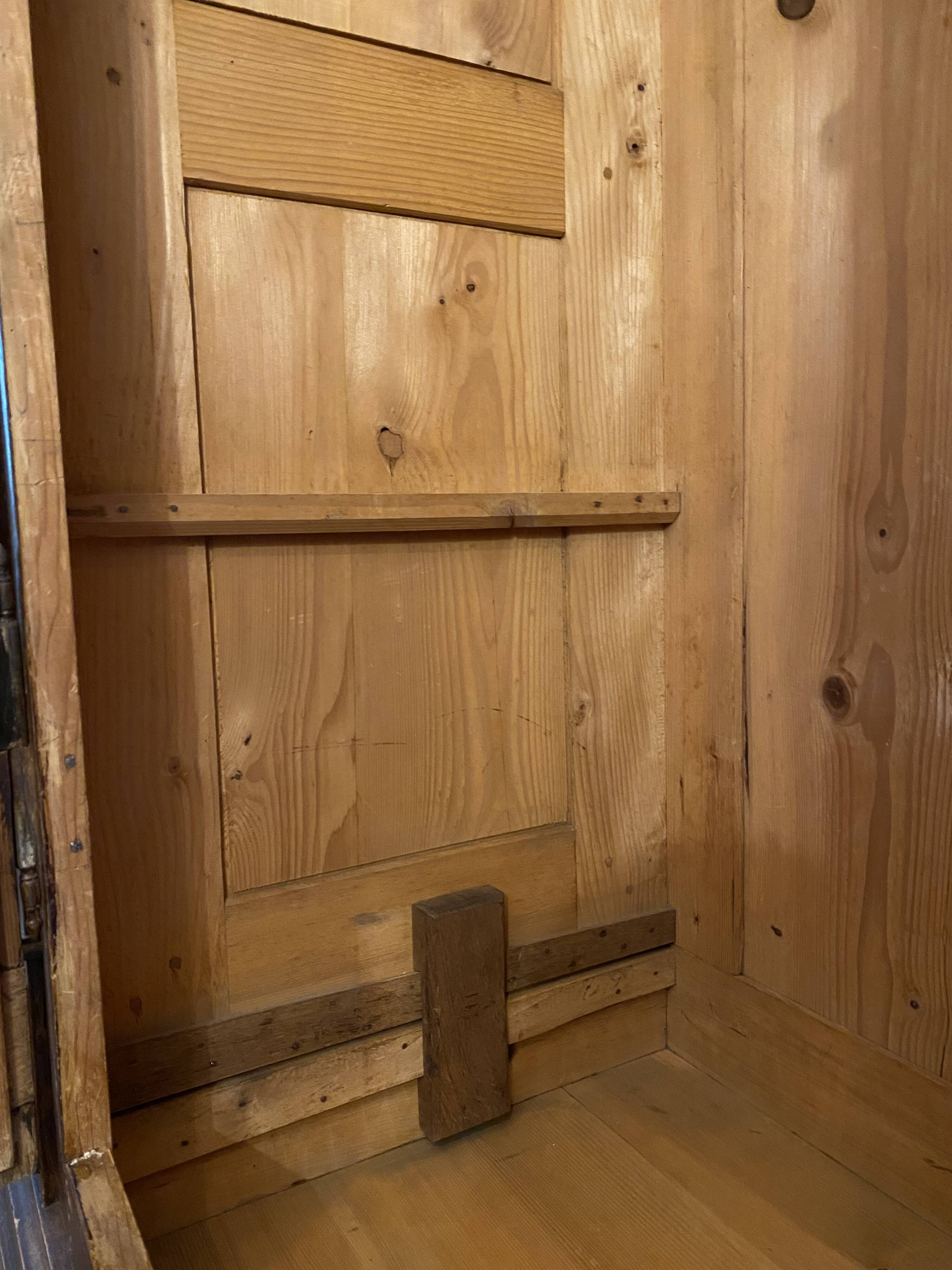 Wooden wardrobe from the early 20th century.