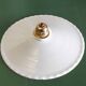 White opaline lampshade with wavy edges - mid. 20th century