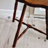 Tabouret de traite rustique