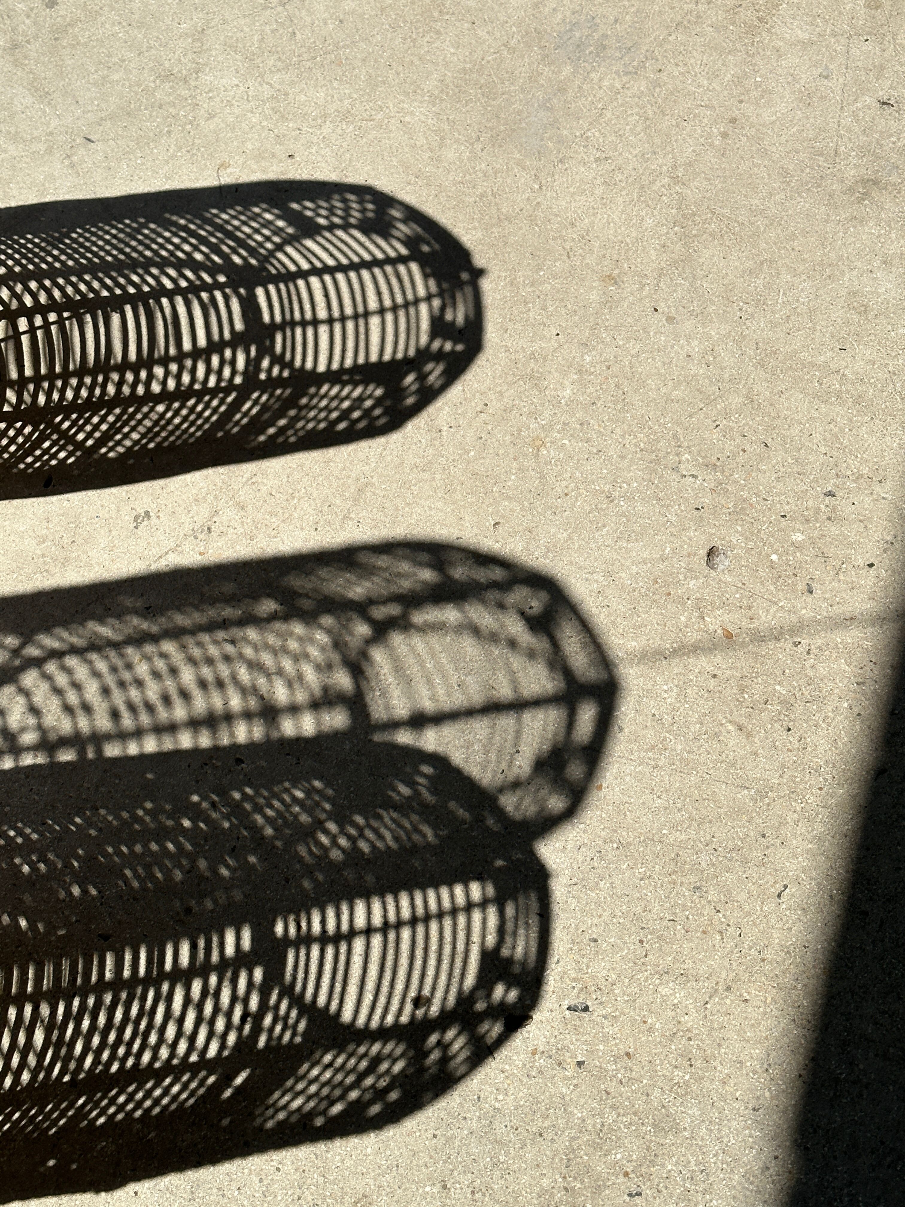 Small lantern-shaped rattan suspension H35 D15