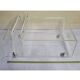 Table basse et porte revue en plexiglas vintage, années 70