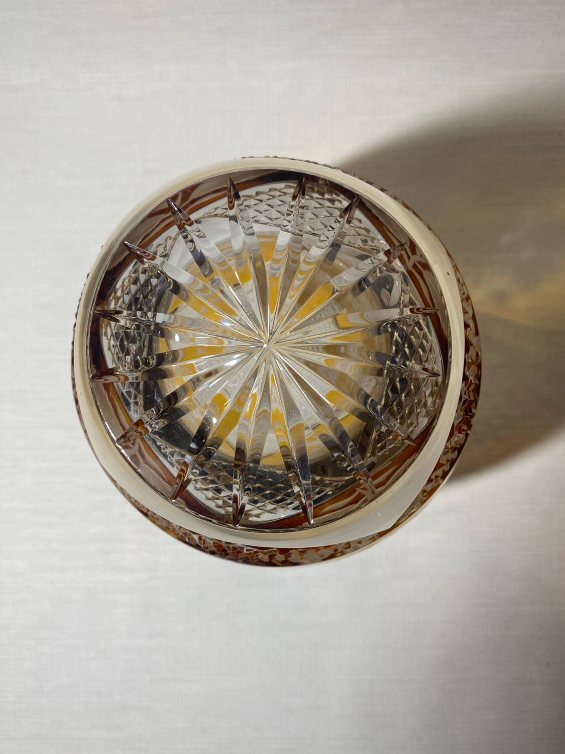 Julia Glassworks crystal vase