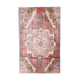 4x6 red turkish vintage rug, 4x6 handmade vintage rug
