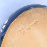 Former Alsatian gratin dish with flowers Terre De Soufflenheim