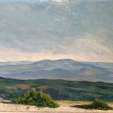 Tableau huile paysage