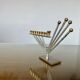 Menorah hanukkah candle holder with 9 candles design Korem 1970