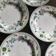 Lot 7 flat plates for vintage dessert