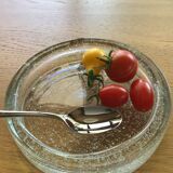 Vacuum pocket blown glass bubbled glassware Bendor