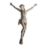 Large polychrome wooden Christ, 17th century