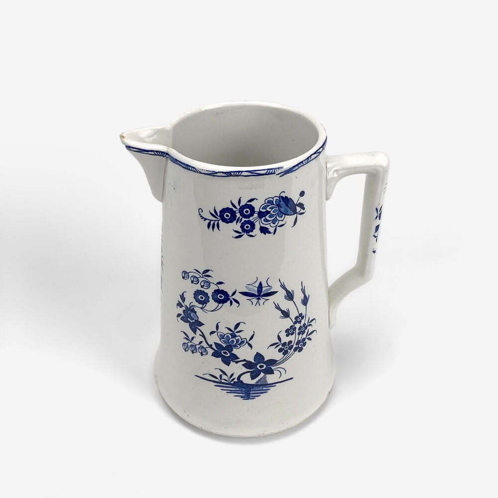 Boch Brothers earthenware pitcher with fly decoration