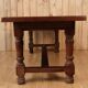 Large monastery style oak farmhouse table