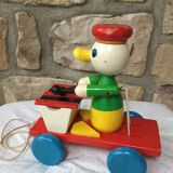 Old toy to shoot, duck and xylophone