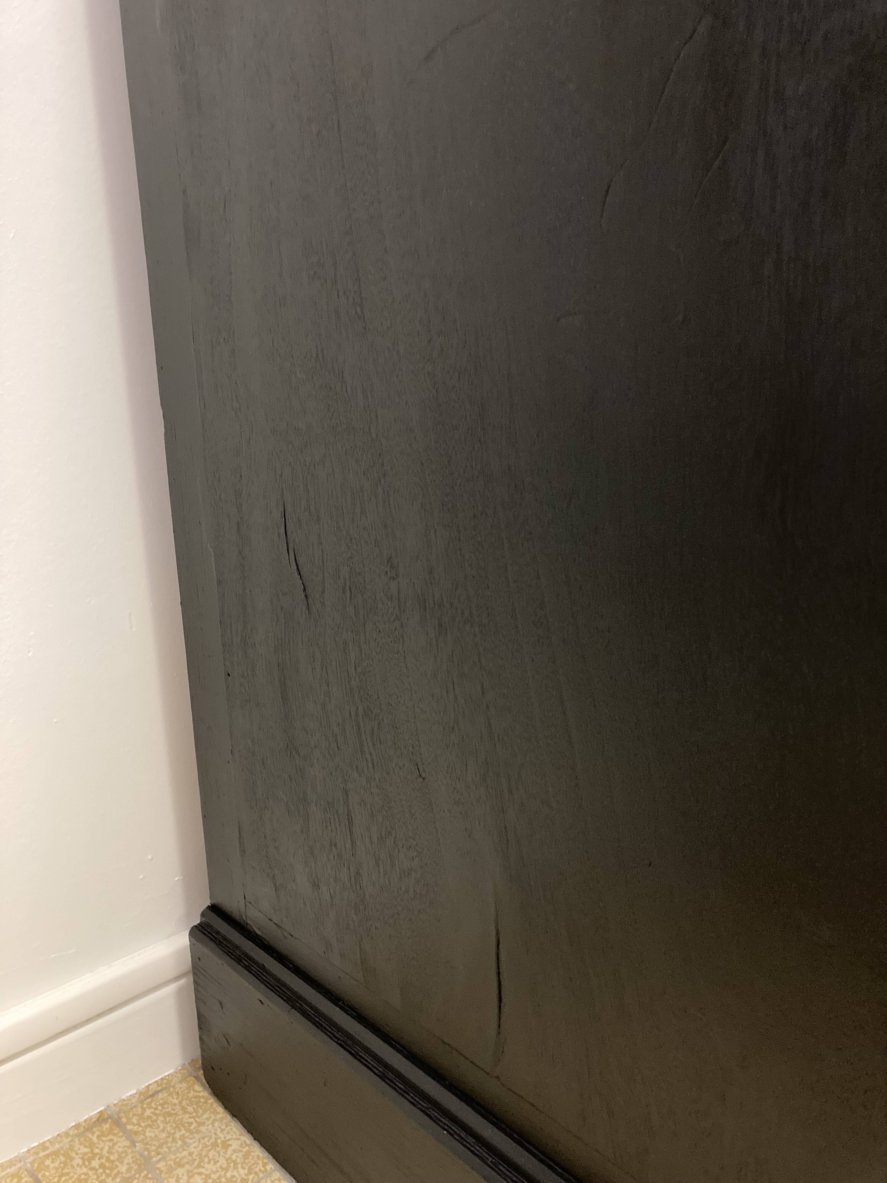 Window cabinet two black body