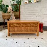 Rattan chest bench for children