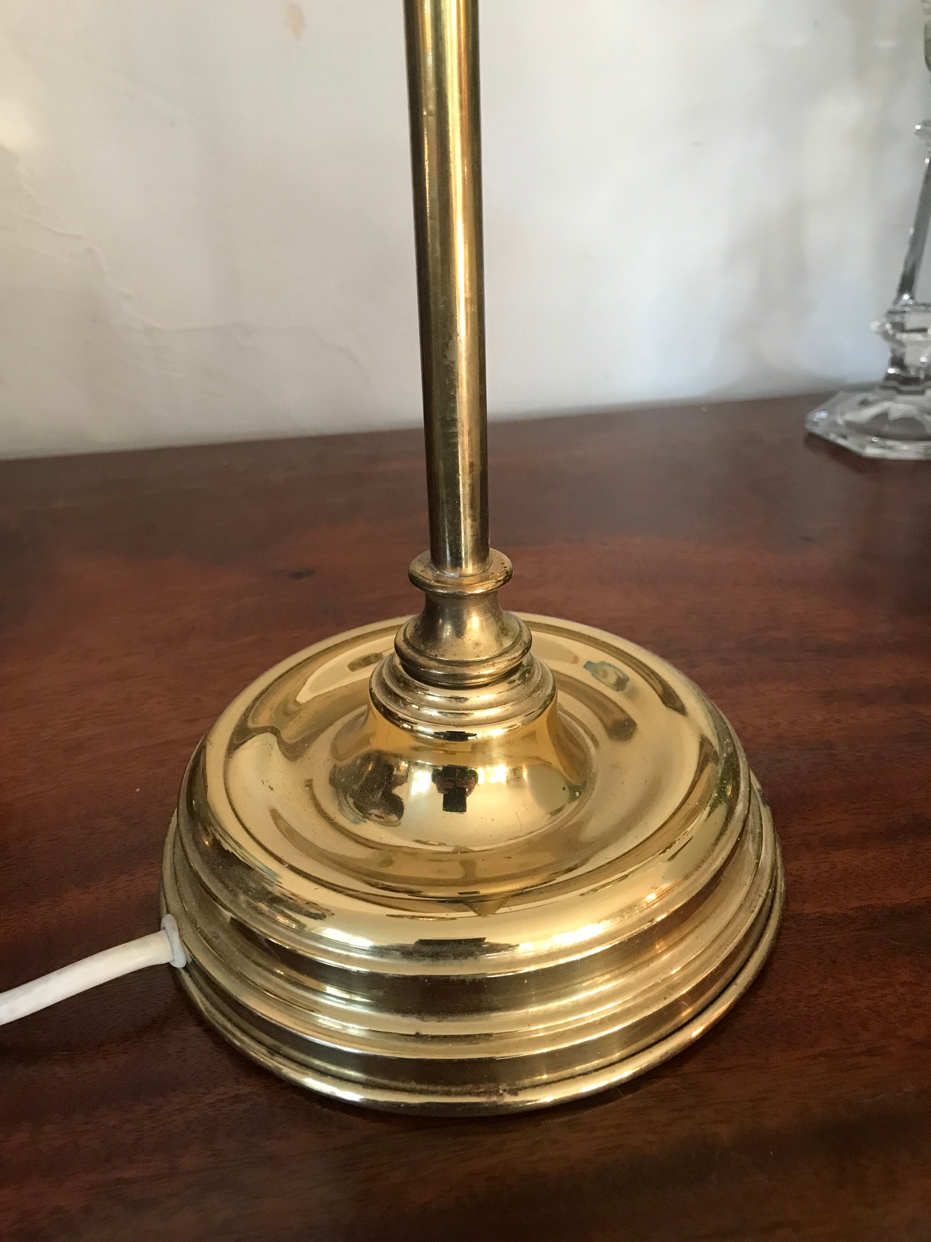 Brass lamp by Sölken Leuchten