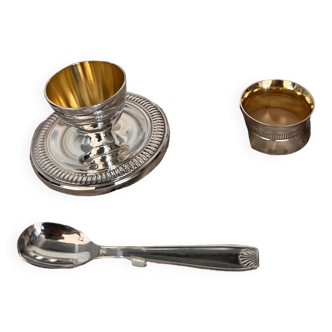 Goldsmith ST MEDARD cockerel + spoon + round towel holder