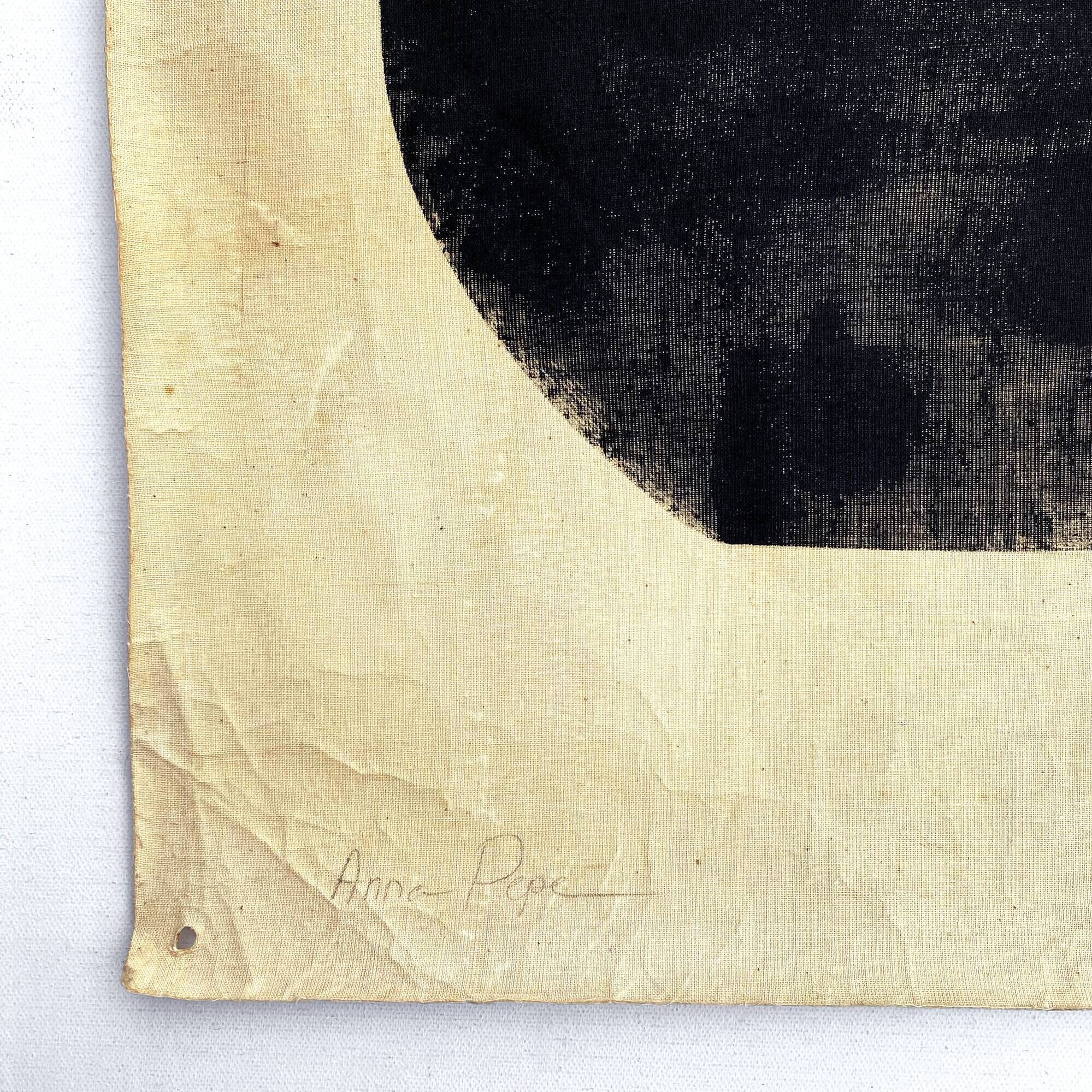 "Forms 03" Painting on Vintage Cotton